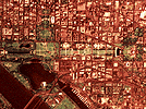 Zenit image of the Mall, Washington, D.C., enlarged 